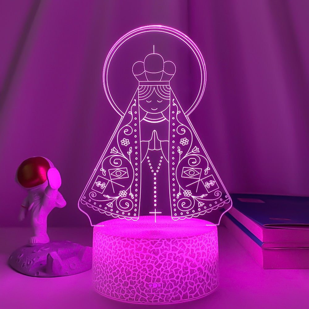 3D Lamp Our Lady of Aparecida