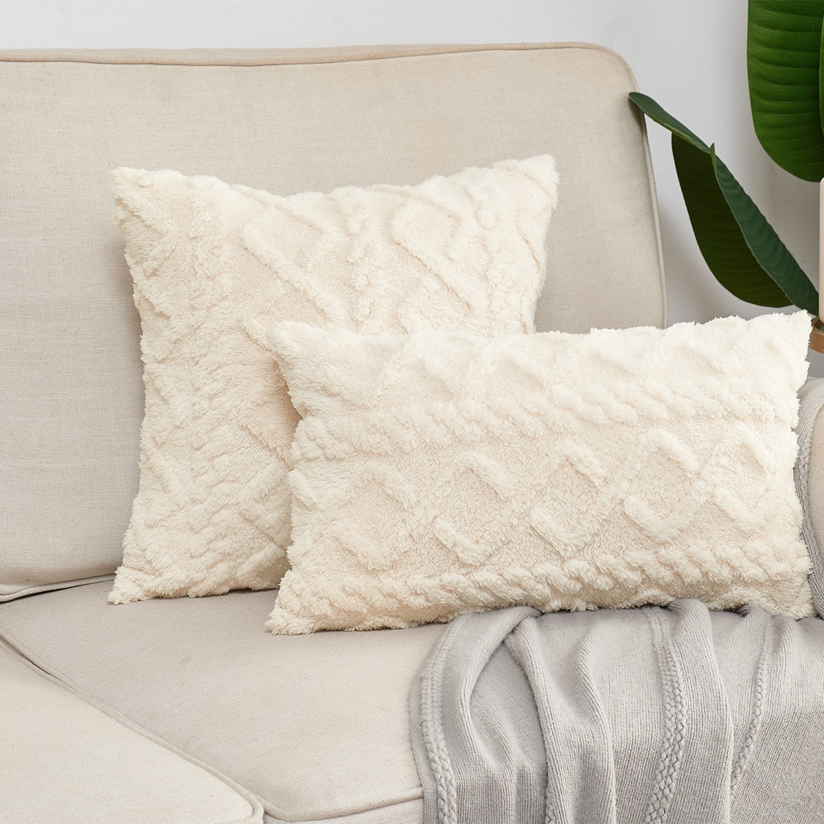 Plush Pillow Cover