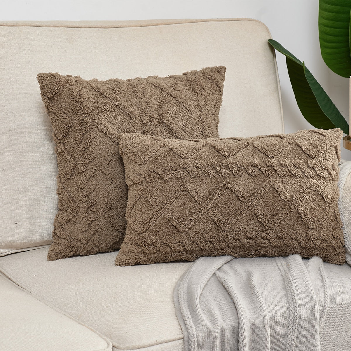 Plush Pillow Cover