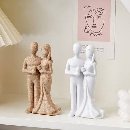 Toasting Couple Figurines