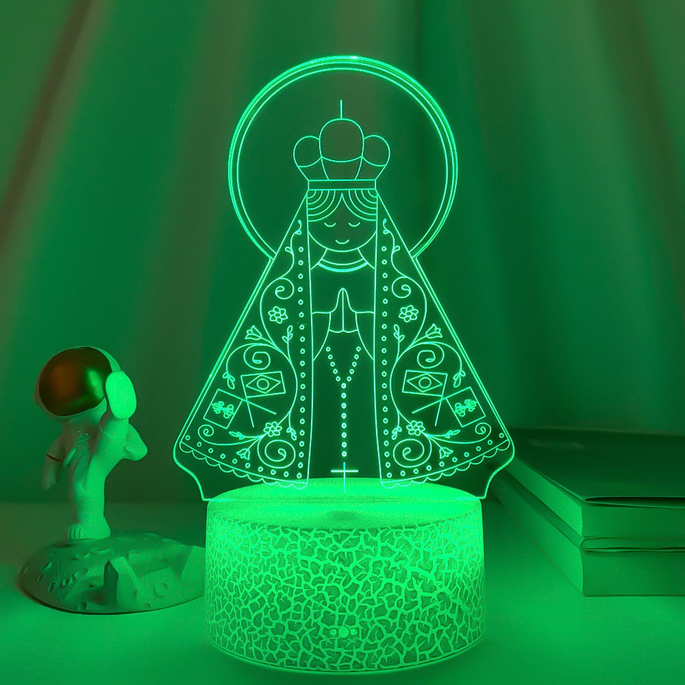 3D Lamp Our Lady of Aparecida
