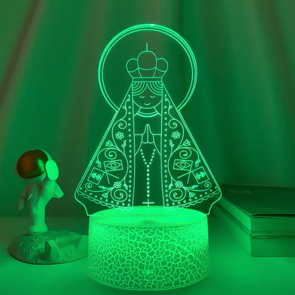 3D Lamp Our Lady of Aparecida
