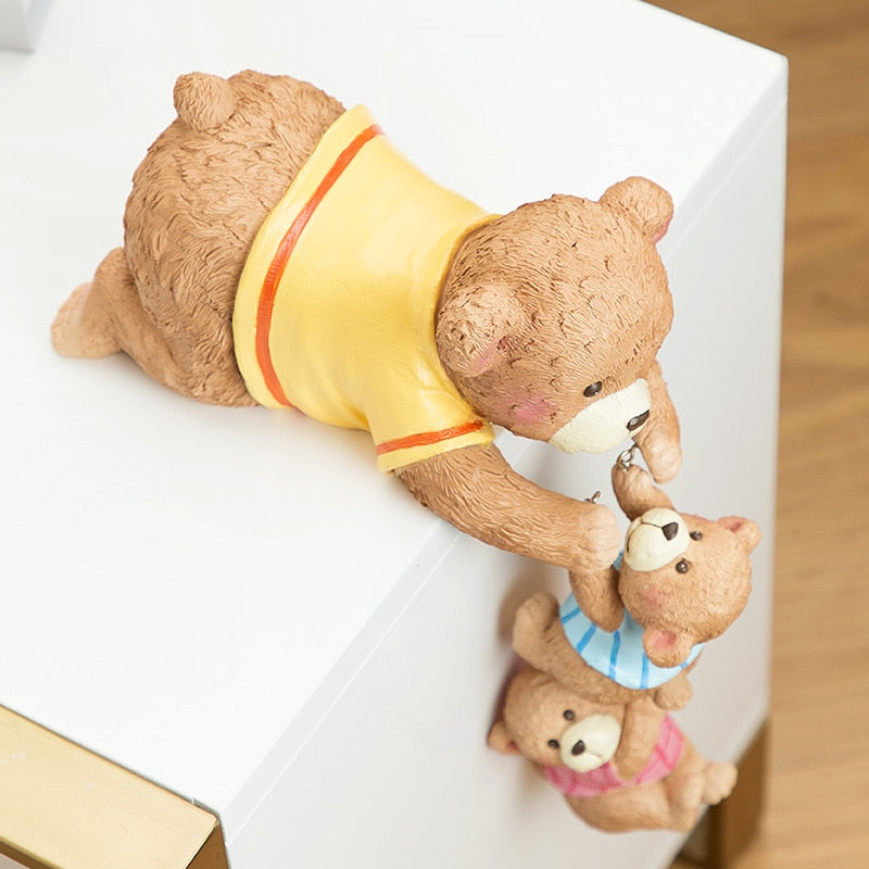 3-Piece Bear Family Figurines
