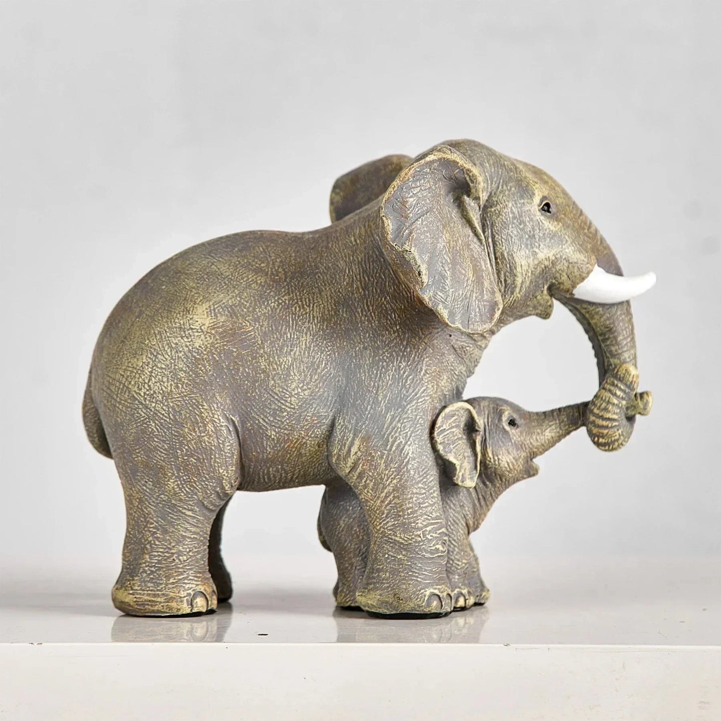 Loving Elephants Figurine