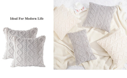 Plush Pillow Cover