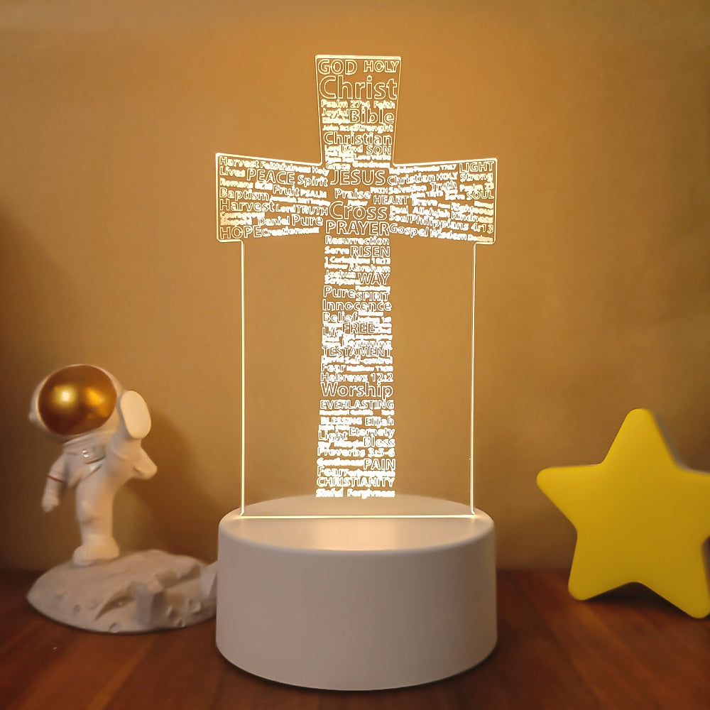 3D Religious Figures Lamp
