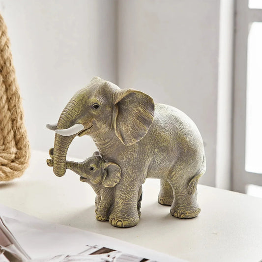 Loving Elephants Figurine