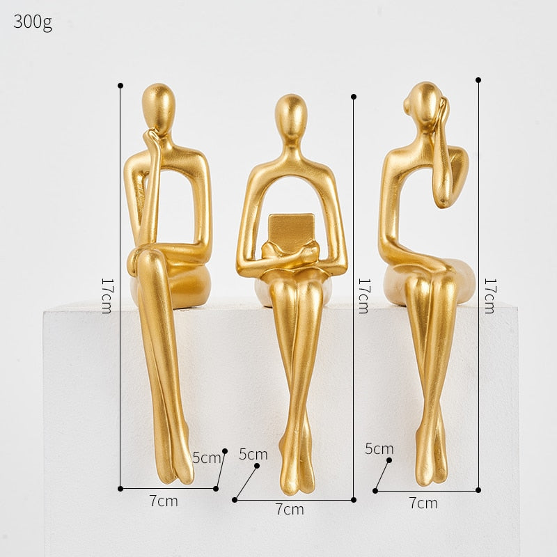3-piece Abstract Decoration Kit