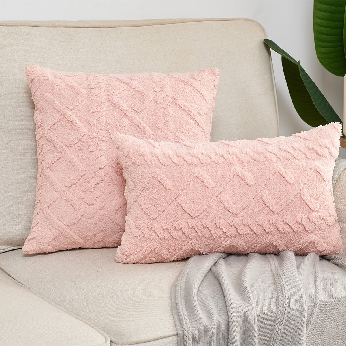 Plush Pillow Cover