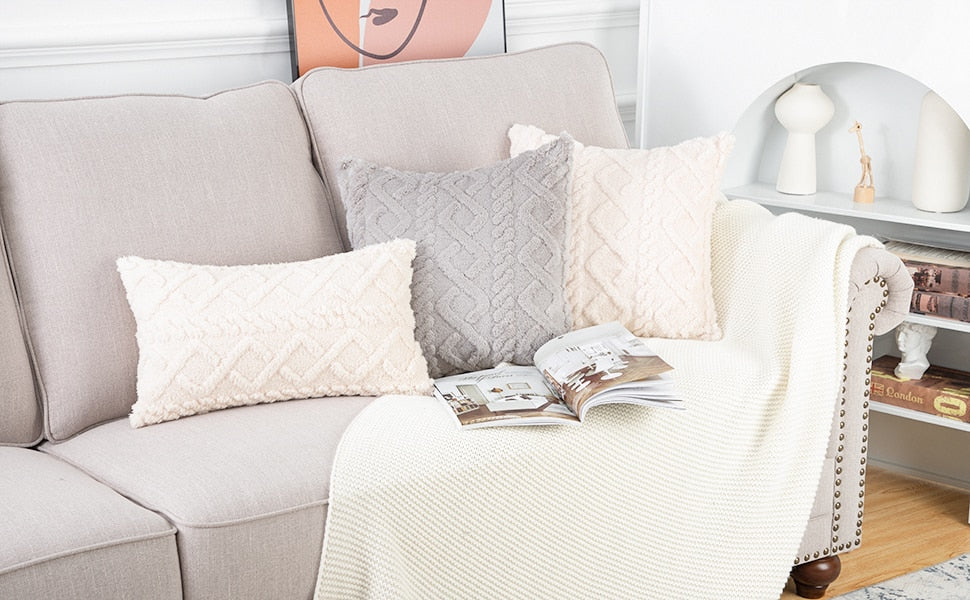 Plush Pillow Cover