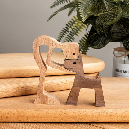 2-Piece Loving Pet Sculptures
