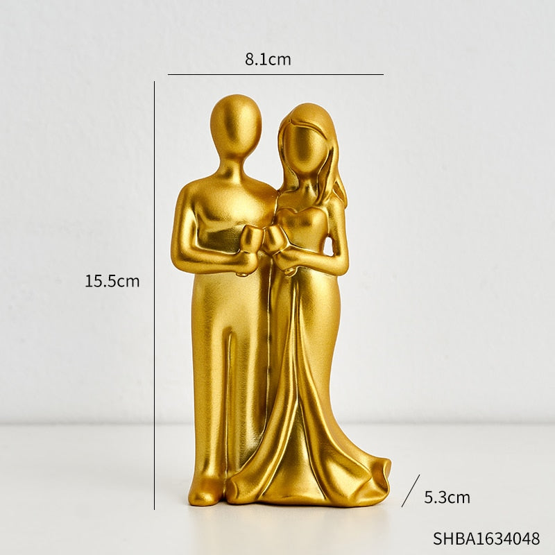 Toasting Couple Figurines