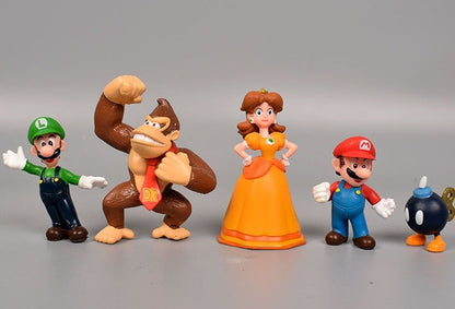 18-Piece Mario Figurine Kit