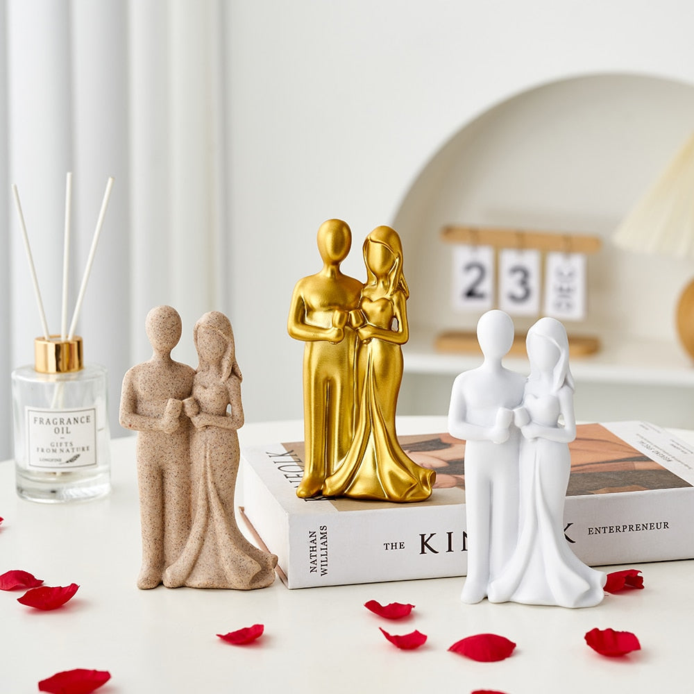 Toasting Couple Figurines