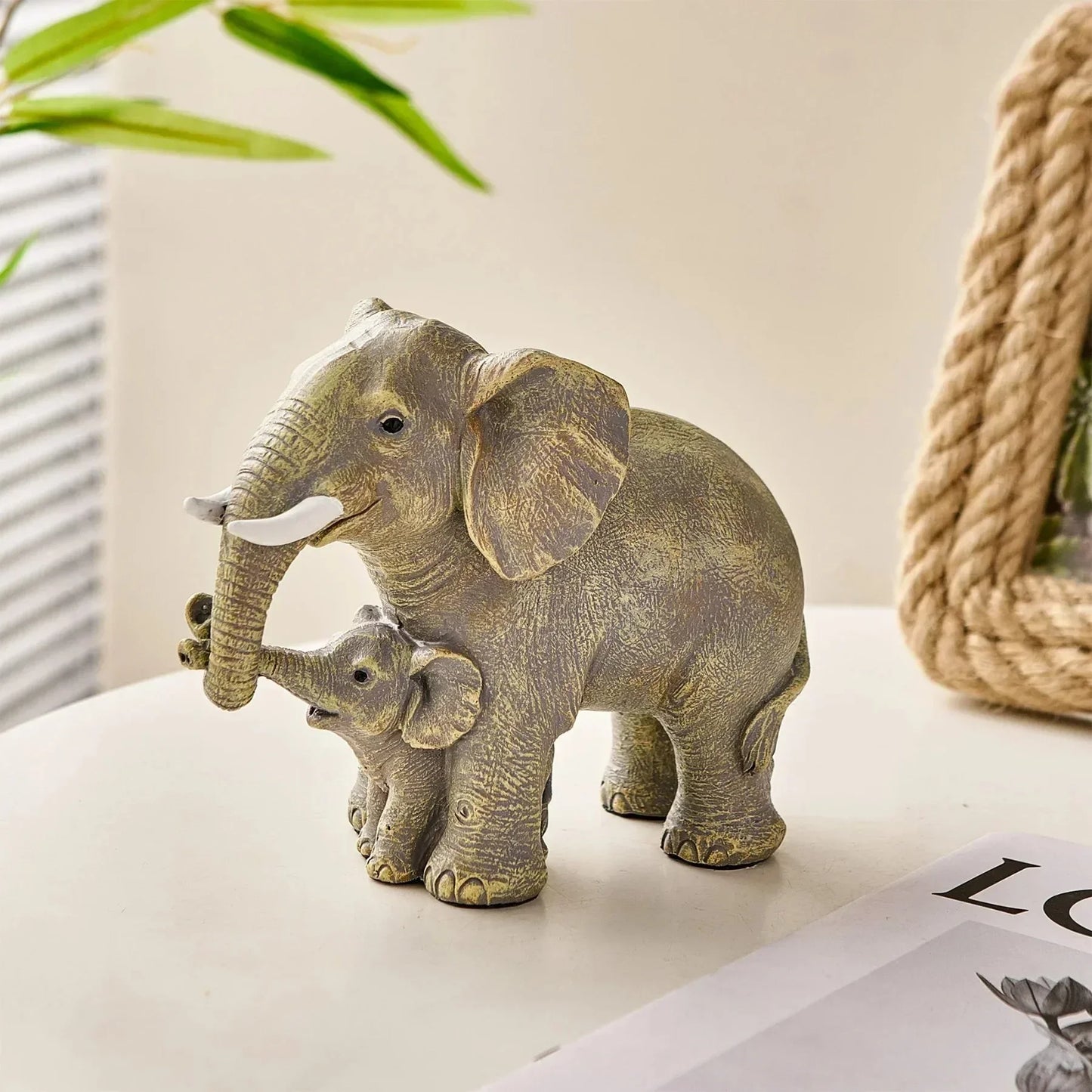 Loving Elephants Figurine