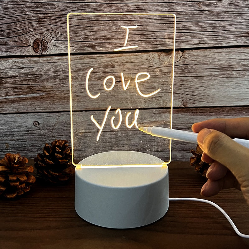 Illuminated Note Board
