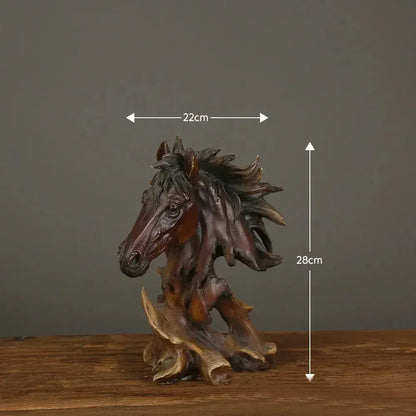 Wild Animal Head Figurines