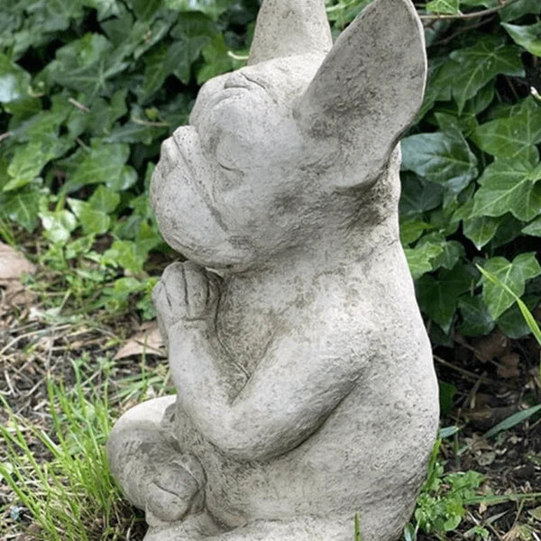 Meditating Bulldog Figurine